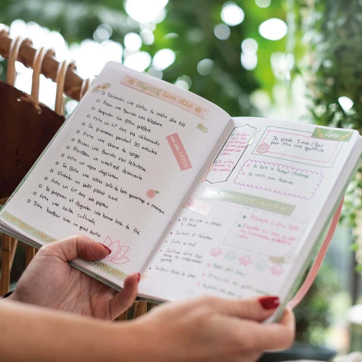 Bullet journal wellness set - stickers, sjablonen en expressies - zen en welbehagen - ideaal voor decoratie - ShopVlot