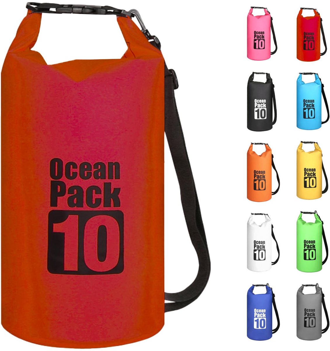 Morainjay droge zak, waterdichte tas met lange verstelbare schouderriem, 2 l - ShopVlot