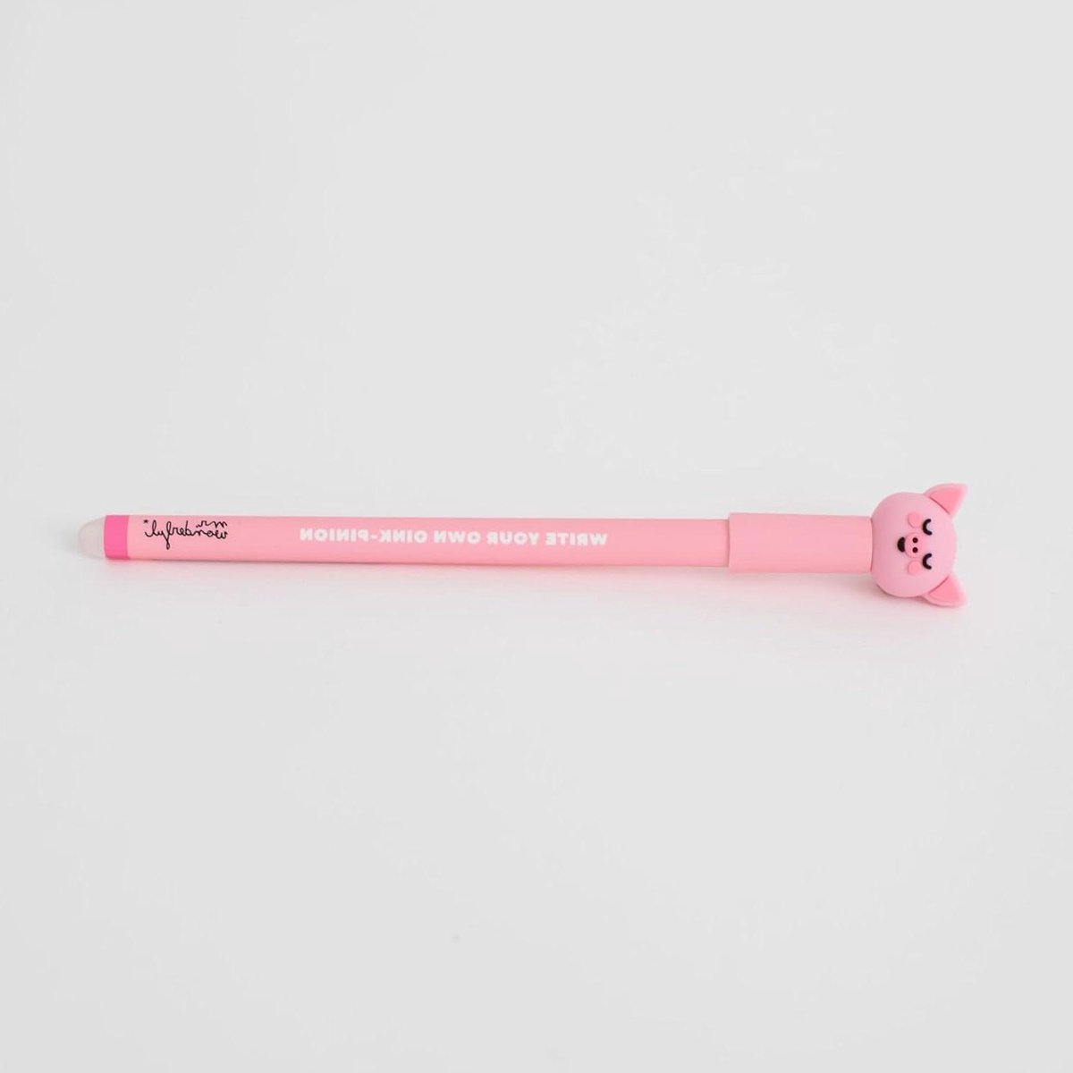 Uitwisbare Gelpen - Varkentje Pen - Fouten Corrigeren - Speciale Gum - 0.5mm - Rood