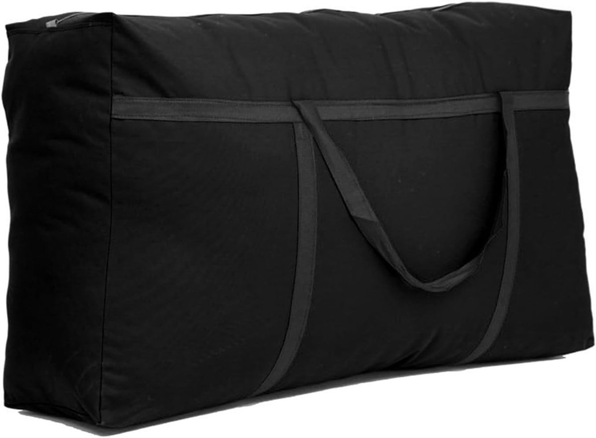 Super Grote Tas van 230L, Scheurvast en Waterdicht Oxford Stof, Ideaal voor Bedlinnen en Bagage tot 100 kg Capaciteit (100 x 60 x 35 cm), Zwart