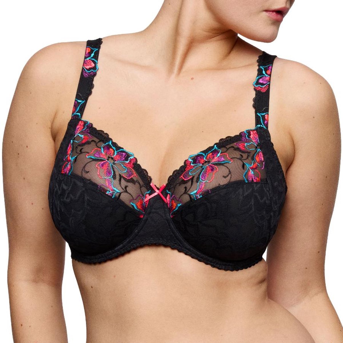 PrimaDonna Miyara Beugel Bh 0163620 Floral Eclipse - maat EU 70E / FR 85E