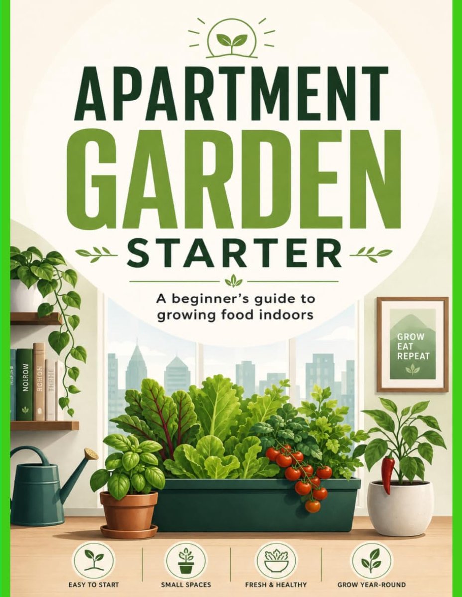 Apartment Garden Starter: A Practical Planner and Starter Guide for Indoor, Balcony, and Small Space Gardening - ShopVlot