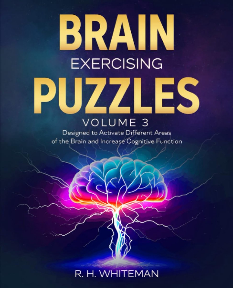 Brain Exercising Puzzles - Volume 3: Designed to Activate Different Areas of The Brain and Increase Cognitive Function - ShopVlot