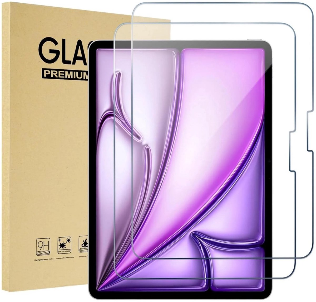 Casalora Tablet Screenprotector – Geschikt voor iPad Air 2025 / 2024 (13 inch) – Schermbescherming – Glas – 2 PACK