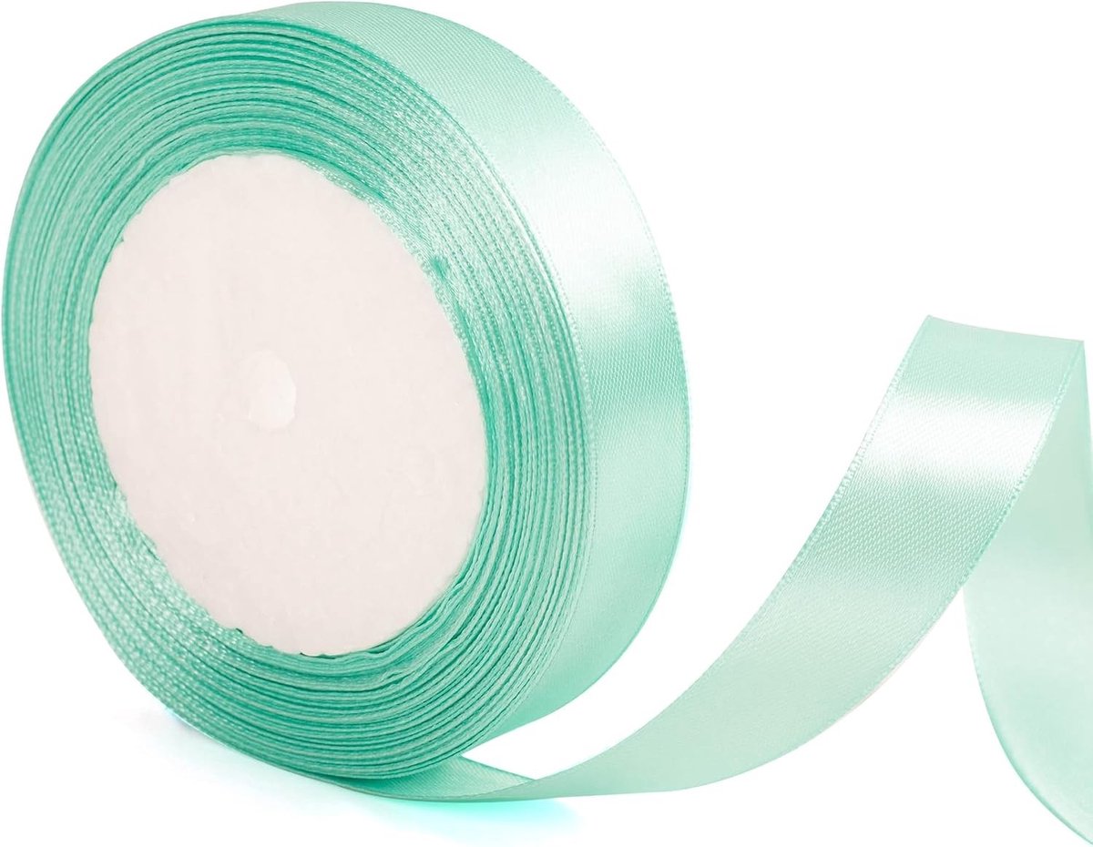 20mm Brede Teal Cadeau Inpaklint, 22m Turquoise Lint voor Cadeaus, Bruiloften, Bloemstukken en Creatieve Projecten