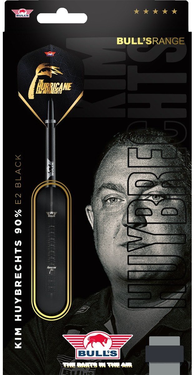 Bull's Kim Huybrechts E2 Full Black 90% - Dartpijlen van Bull's — afbeelding 3