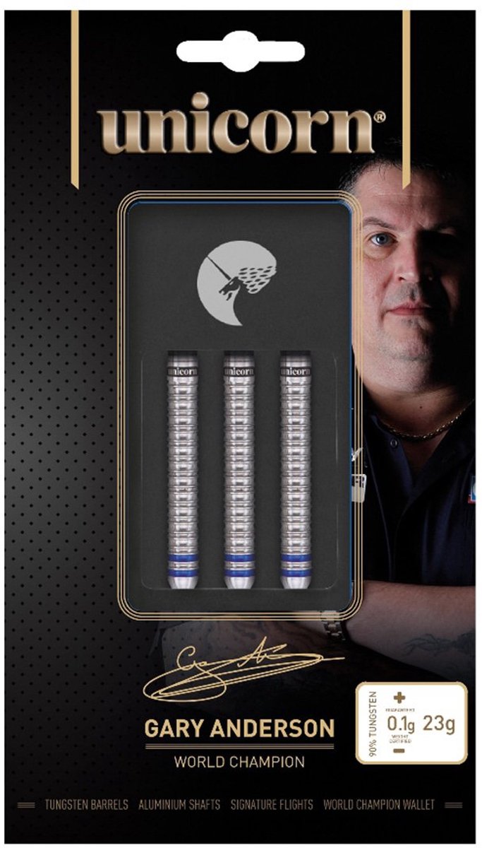 Unicorn Gary Anderson W.C. Phase 3 90% - Dartpijlen - 25 Gram van Unicorn — afbeelding 3