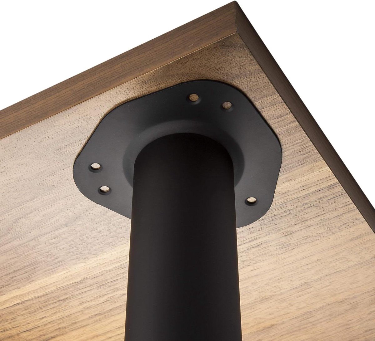 Tafelpoot Set - Meubelpoten - Meubels Maken - In Hoogte Verstelbaar - 71 cm Hoog - Zwart