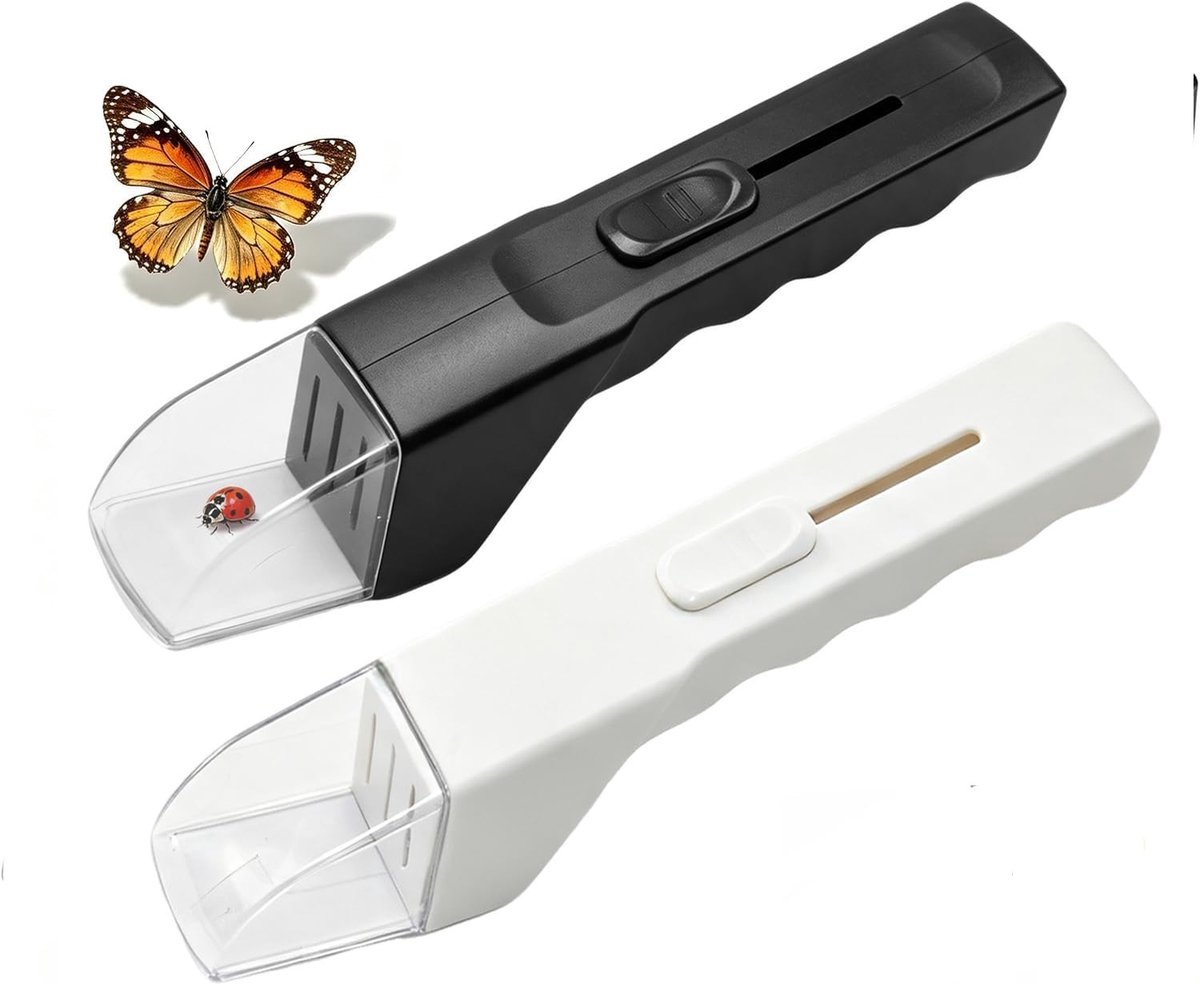 Elektronische vliegenmepper - Zwart - N.v.t. - Levendige Insectenvanger - Voor Thuis en Tuin