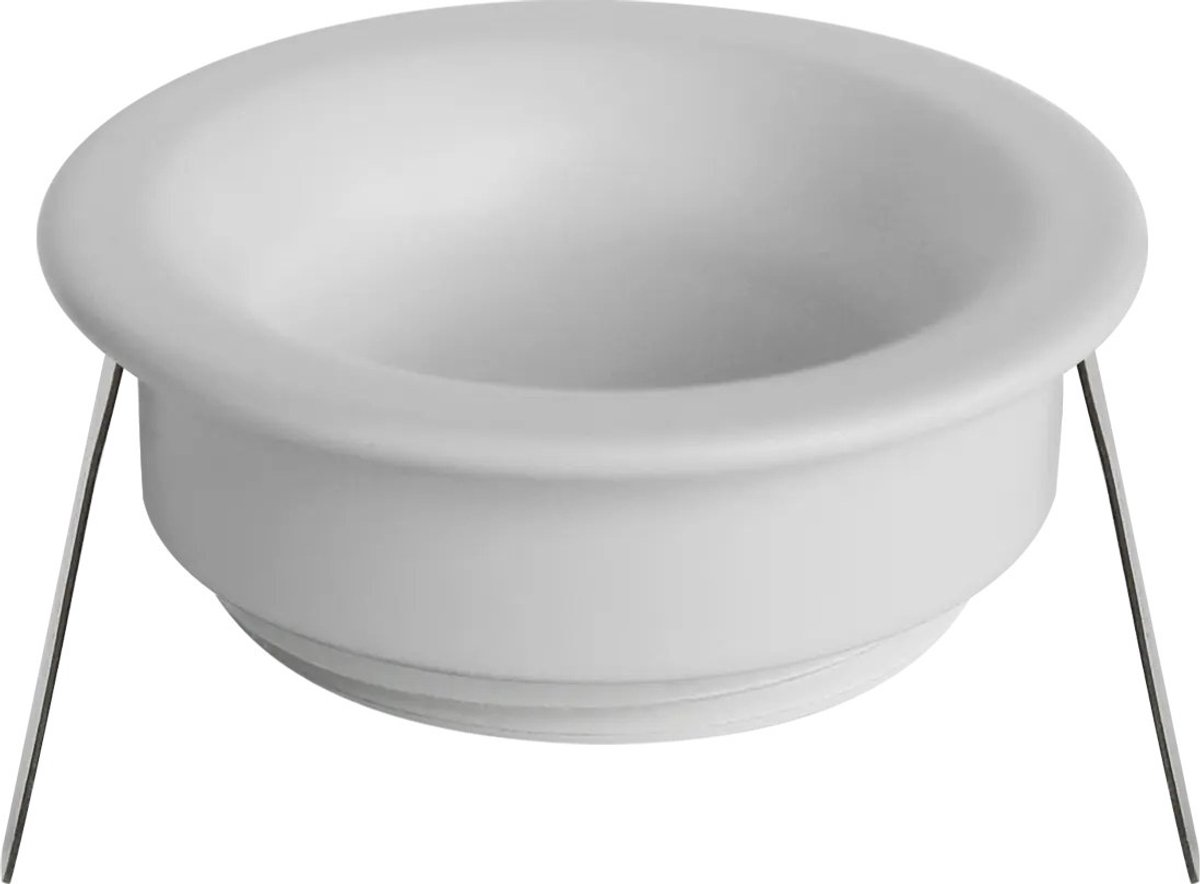 Deep Deco Mini afdekring voor inbouwspot, wit keramiek, diameter 35 mm - los verkrijgbaar accessoire uit de Deco-collectie