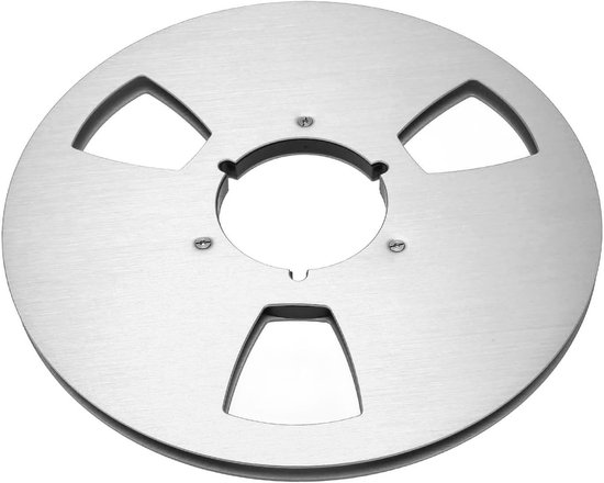 Lege windingspoel van 5 inch voor 10 ton tape, roestvrijstalen schroeven en kabeltrommel voor bandrecorder — afbeelding 2