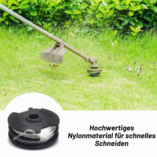 4 Stuks Vervangende Fadenspulen voor Parkside Trimmer — afbeelding 3