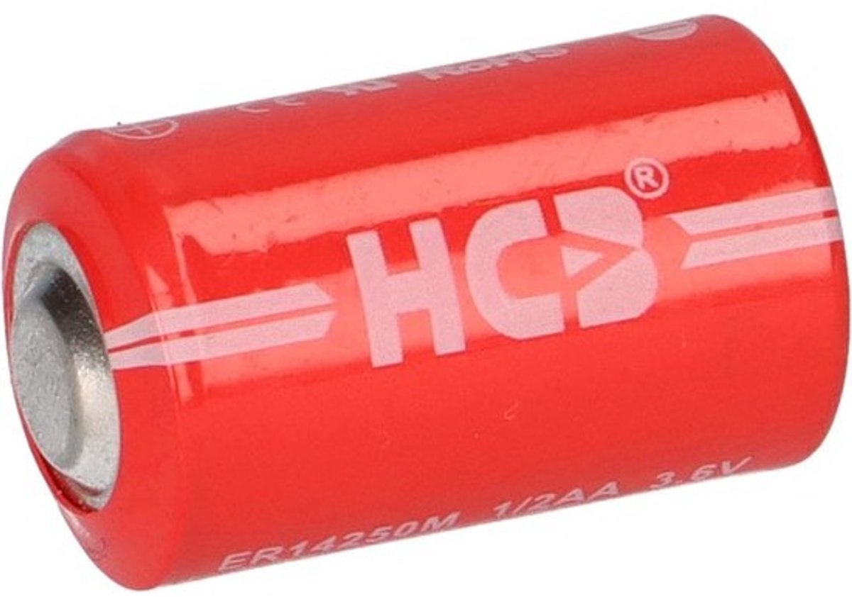 Lithium 3,6V Batterij ER14250M (1/2 AA) voor Hoge Stroom en Temperaturen