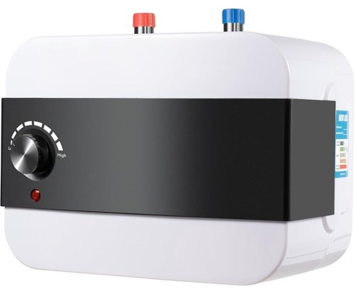 Ondertafelboiler - Warmwateropslag - Keuken Gebruik - Compact Formaat - 6 Liter - Wit