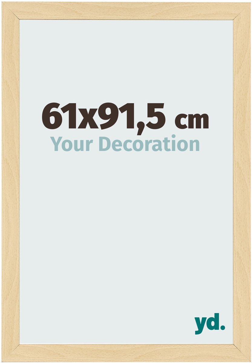 Your Decoration - Fotolijst 61x91,5 cm - MDF - Beuken Decor - Bologna