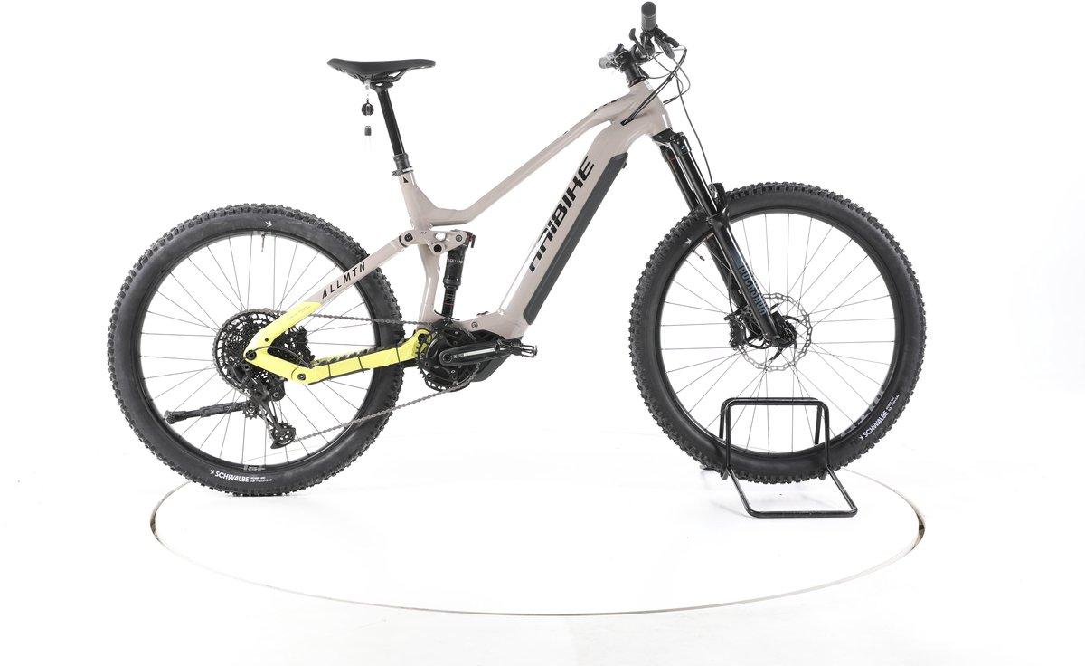 Haibike AllMtn 2 Elektrische full-suspension mountainbike Yamaha Accu 720Wh beige
