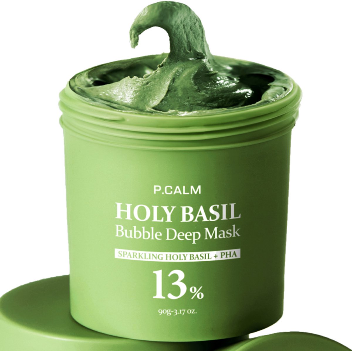 P.CALM HB-002 Holy Basil Sparking Bubble Mask 90g