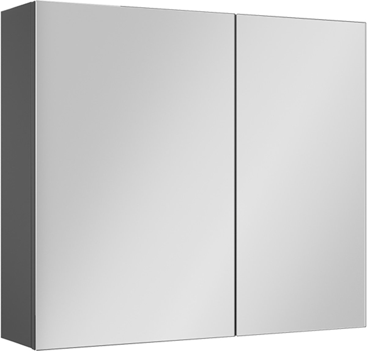 Vicco Badkamerspiegelkast Lavia, Antraciet, 70 x 60.2 cm