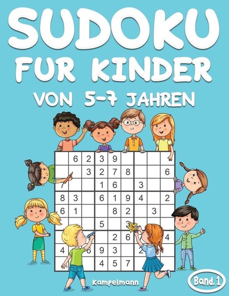200 Sudoku Puzzels voor Kinderen van 5 tot 7 Jaar - Groot Formaat en Inclusief Oplossingen
