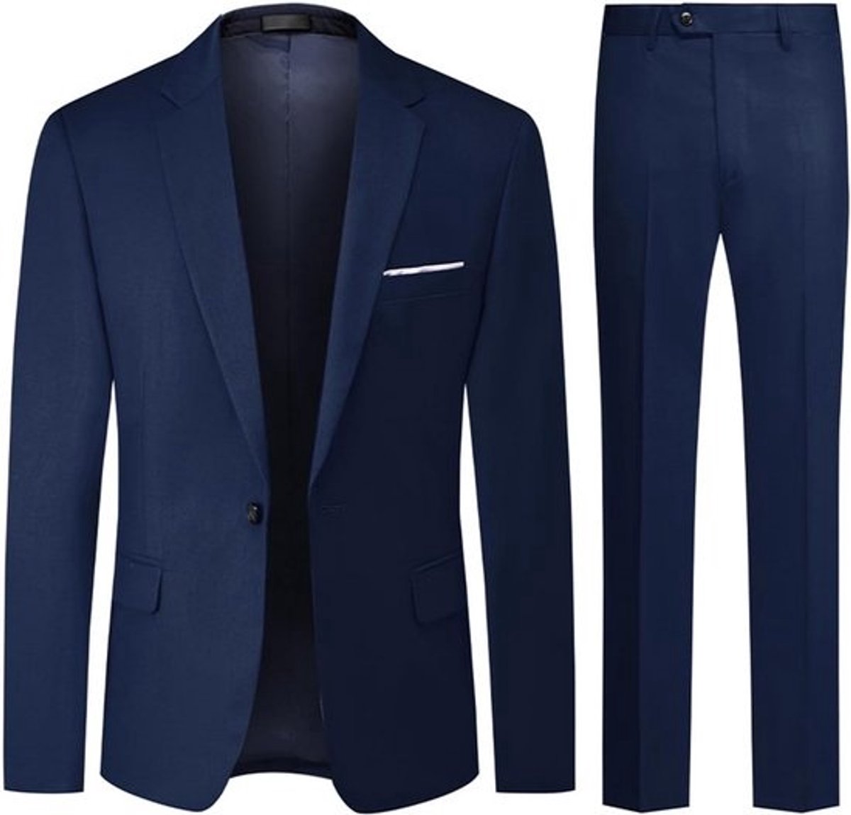 Slim Fit 3-Delig Herenpak - Modern Colbert voor Zaken & Bruiloft