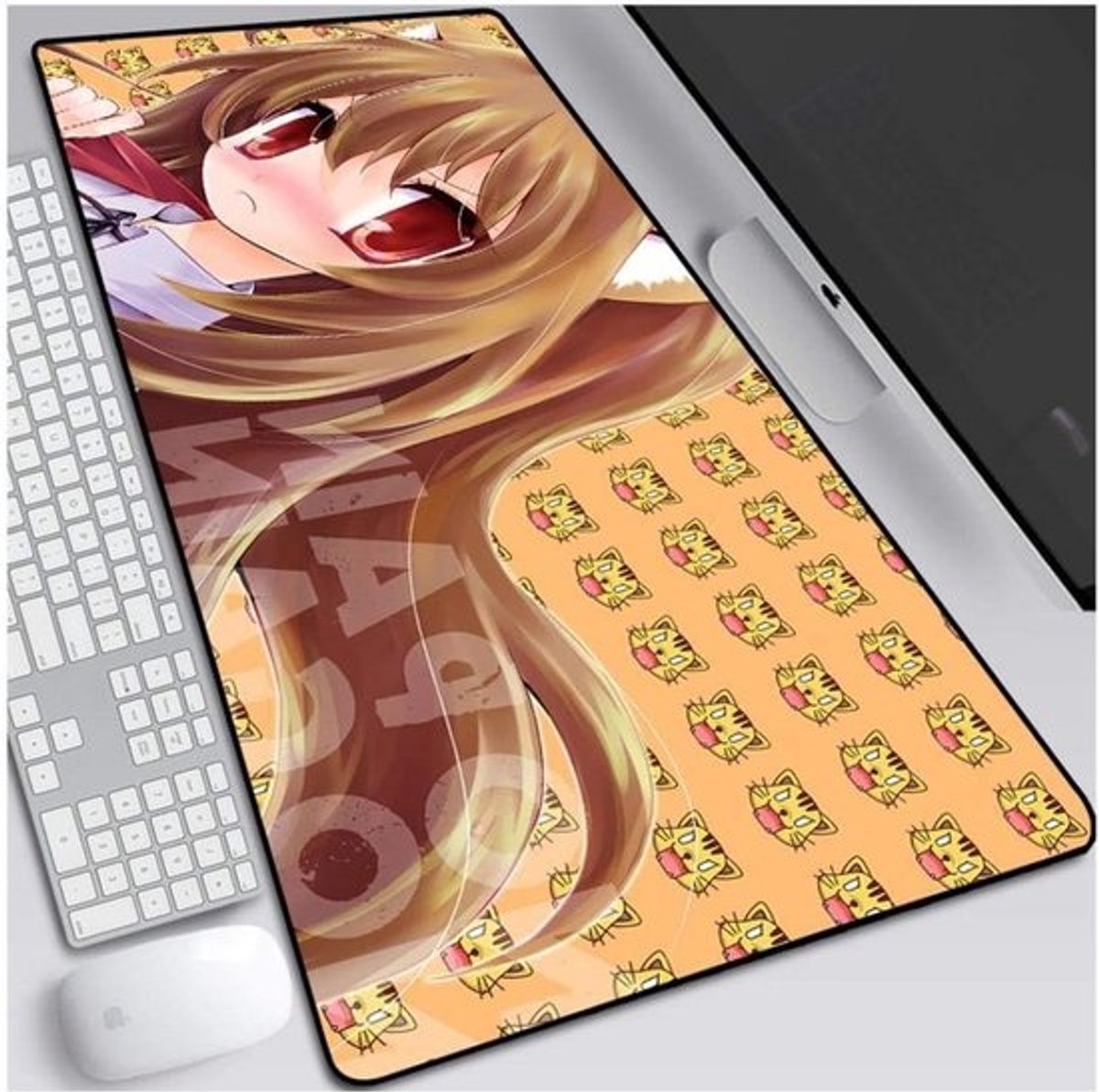 Grote XXL Gaming Muismat 800 x 300 mm - 3 mm Dikke Rubberen Basis voor Snelheid en Precisie