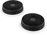 Klarstein Afzuigkap Actief Koolfilter voor 2 Filters Ø17,5 cm - Koolstoffilter Vervangingsfilter Reservedeel - voor Recirculatie - Actieve Kool 2 - Dampkap Wasemkap Kookplaatafzuiging