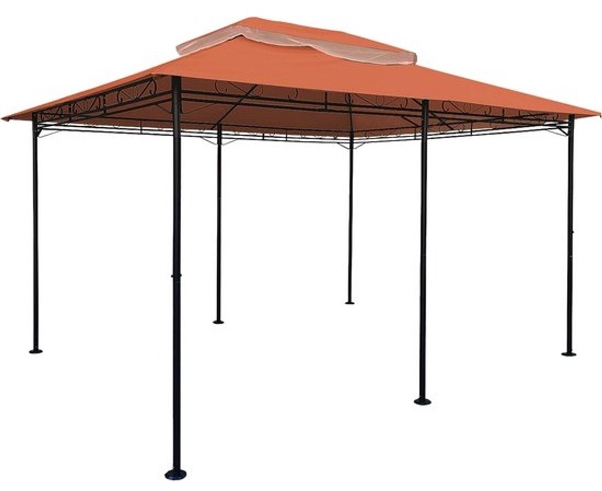 Waterdicht Vervangend Dak voor Paviljoen 4x3 Meter met PVC-Coating
