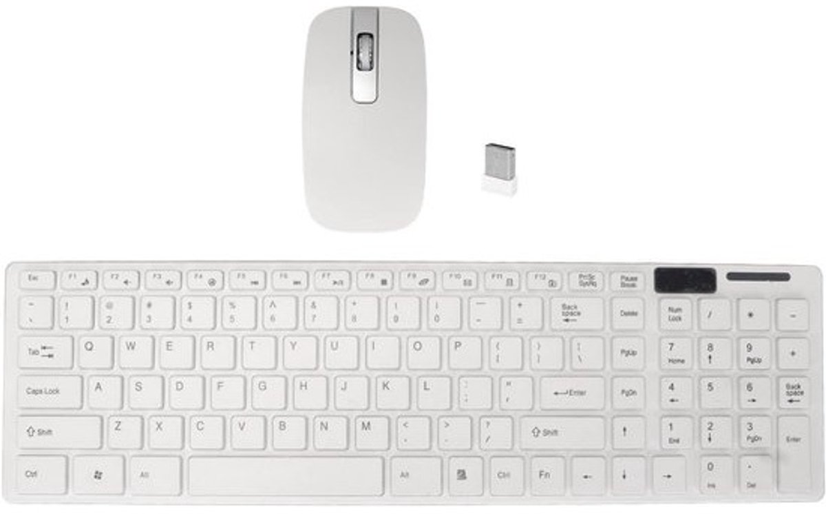 Draadloze Toetsenbord Muis Combinatie 2.4G 1600 DPI Ultradun Toetsenbord 78 Toetsen Office Set Windows Android OS X
