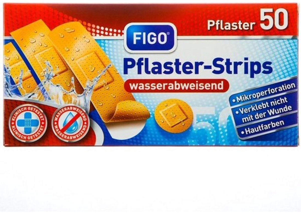 Figo pleisterstrips voordeelpak, 50 stuks