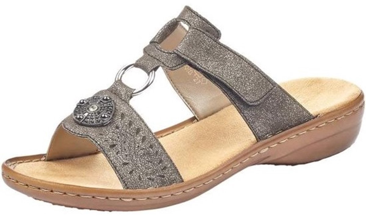 Dames Muilen - Comfortabele Slippers - Zomerse Dag - Lichtgewicht Zool - Smal Pasvorm - Zilver