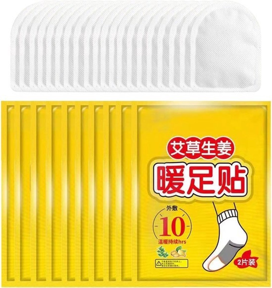 Teenwarmers - Voetwarmers - Koud Weer - Natuurlijke Ingrediënten - 7x9cm