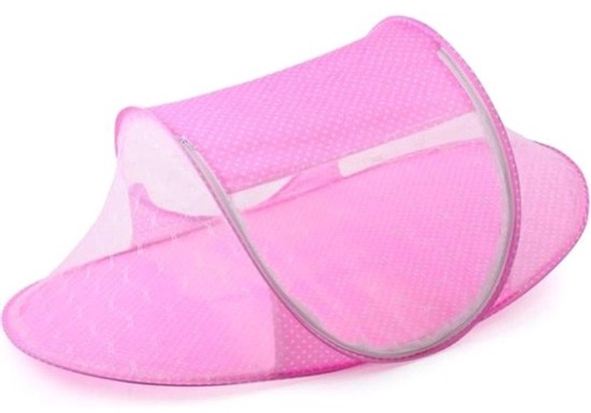 Baby Bed Tent - Kindernet Wieg - Veilig Slapen - Opvouwbaar Ontwerp - 110x60x40cm - Blauw