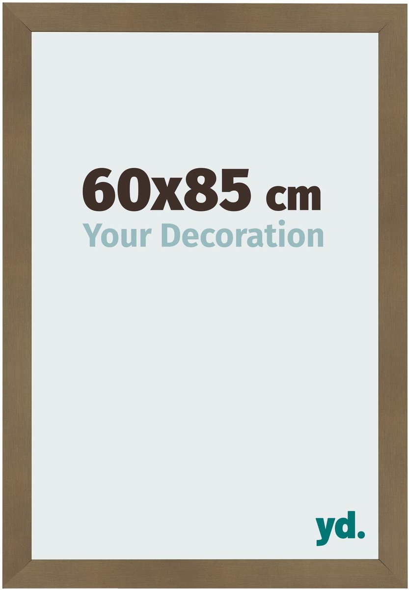 Your Decoration - Fotolijst 60x85 cm - MDF - Brons Decor - Bologna