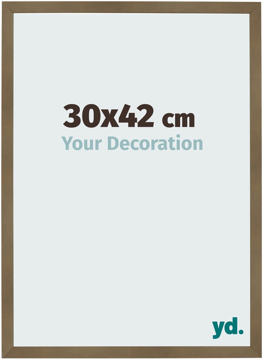 Your Decoration - Fotolijst 30x42 cm - MDF - Brons Decor - Bologna