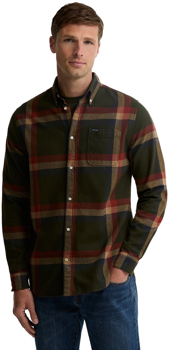 Barbour casual overhemd groen