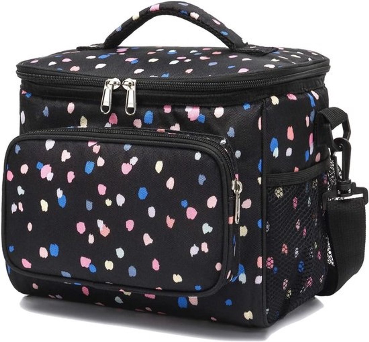 Geïsoleerde Lunchtas - Koeltas Lunchbox - Maaltijden Meenemen - Voedselveilig PEVA Voering - 10.24"L × 7.48"W × 9.06"H