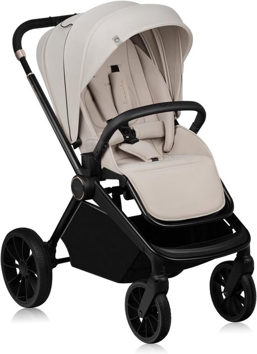 Lichte Kinderwagen en Buggy met All-Terrain Wielen en Grote Zonnekap