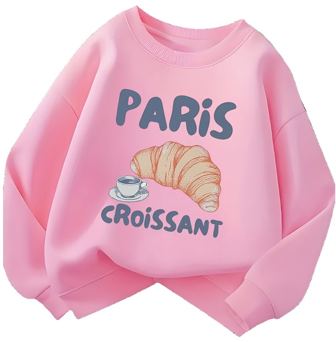Currero Sweater Meisjes Sweaters Sweatshirt Hoodie Warme Trui Pullover Jumper Crewneck Vest 5-6 Jaar Rode Roos
