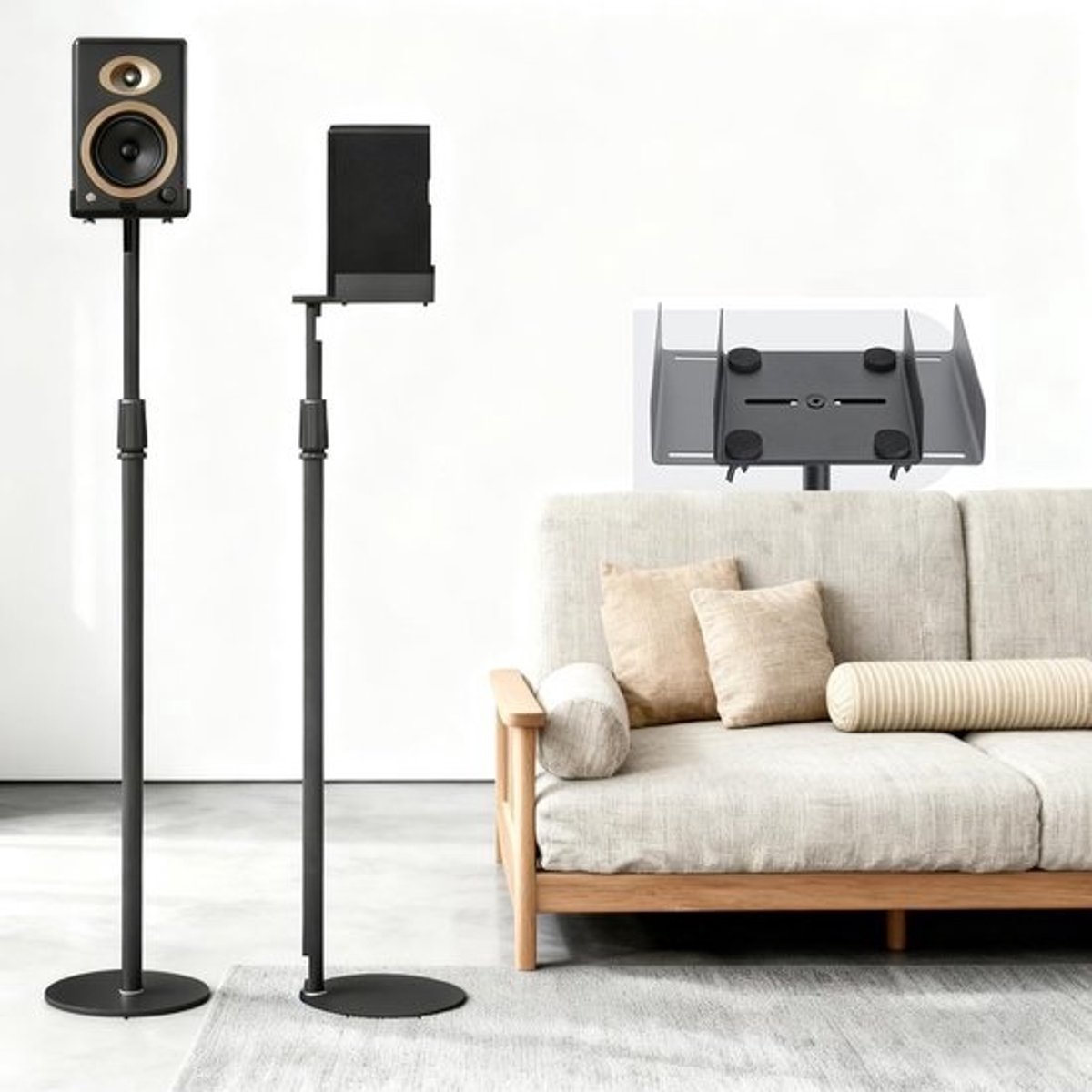 Luidspreker Standaard - Speaker Vloerstandaard - Extra Stevig - Set van 2