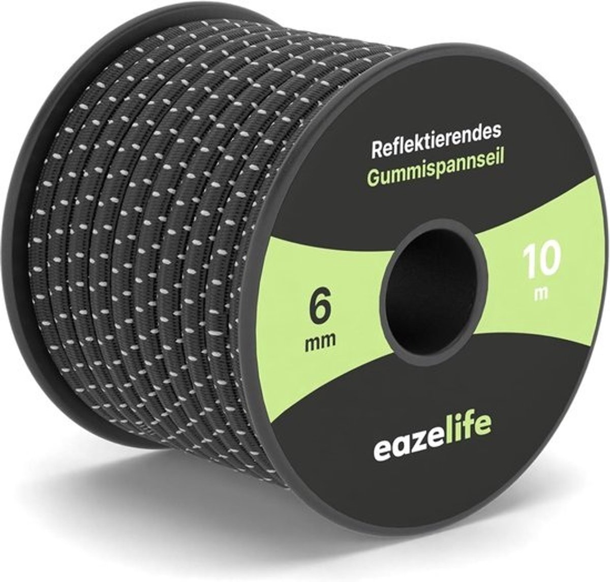 Reflecterend Rubber Touw - Weerbestendig en Elastisch (6 mm x 10 m)