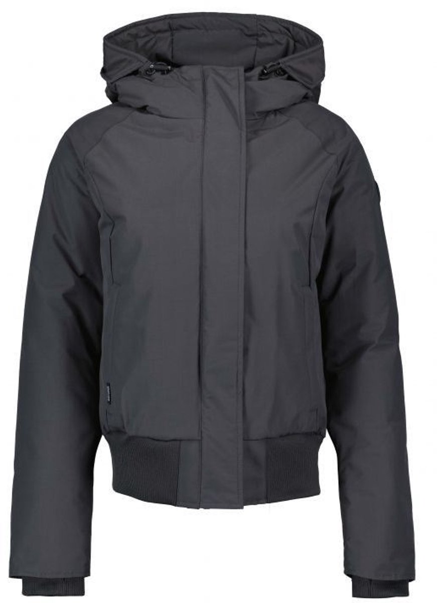 Bomber Jas Dames Gun Metal S