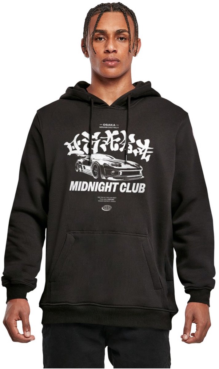Mister Tee Midnight Racing Club Hoodie/trui XS Zwart