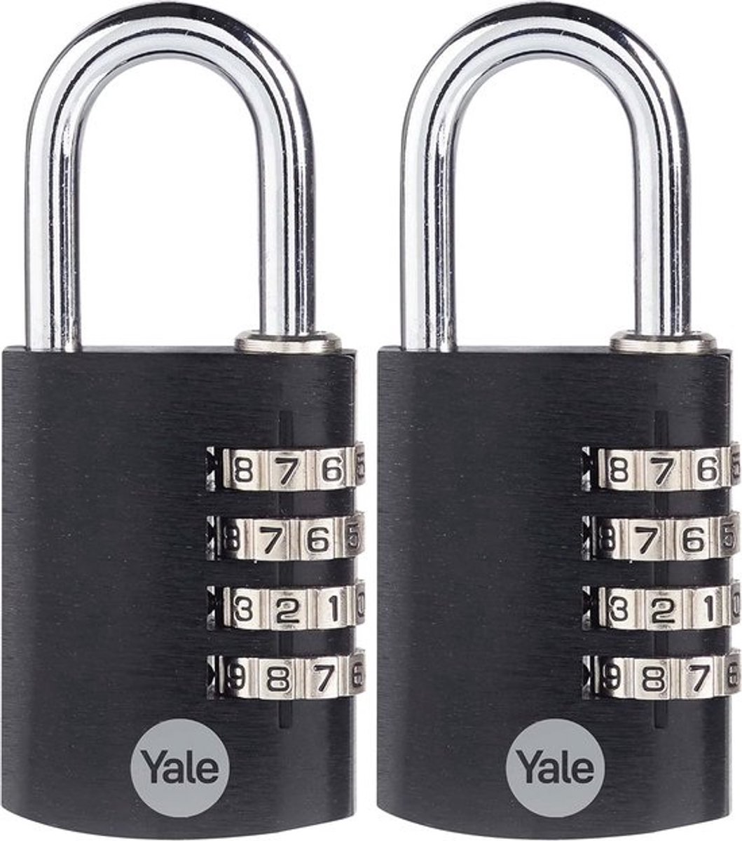 2-Pack Waterdicht Cijferslot (4 Cijfers) - Combinatieslot voor Kluis, Hek, Gereedschapskist en Koffer