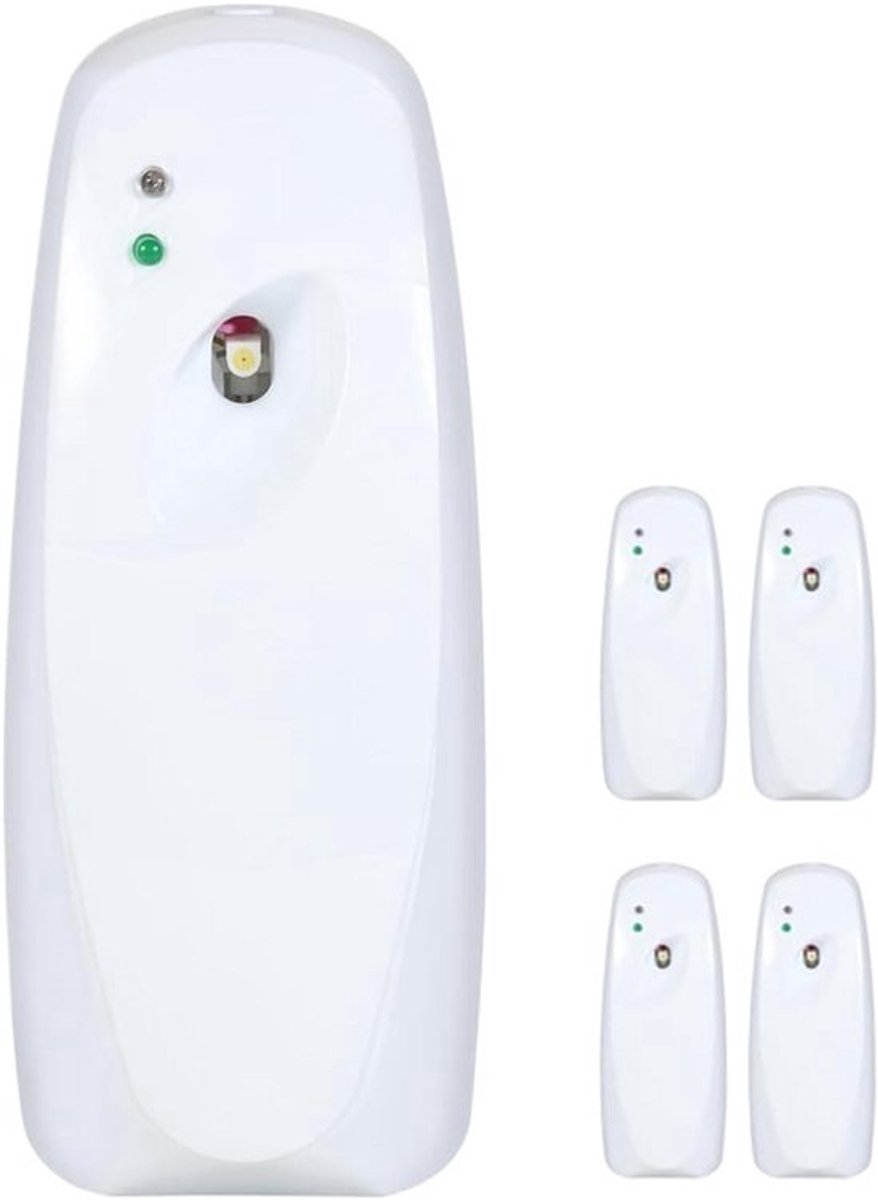 Automatische Luchtverfrisser Dispenser (4 Stuks) - Tijdinstellingen voor Thuis en Kantoor
