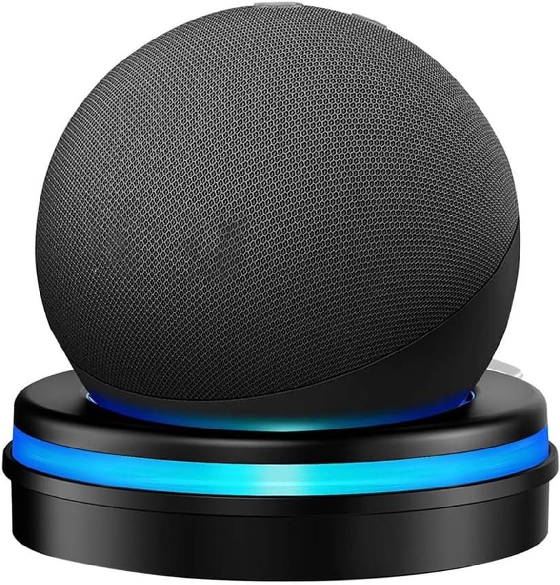Desktop Stand Mount voor 4e en 5e Generatie Smart Speaker - Stabiele Houder voor Dot - Zwarte Tafelhouder, Ideaal voor Thuisgebruik en Kantoor