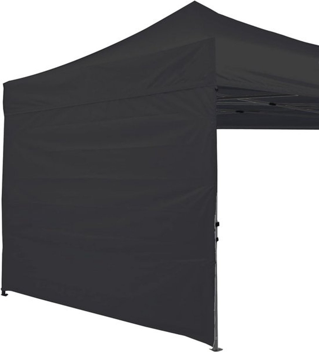 Zijpaneel voor Tuinhuisje 2,5 x 2,5 m - Zwart