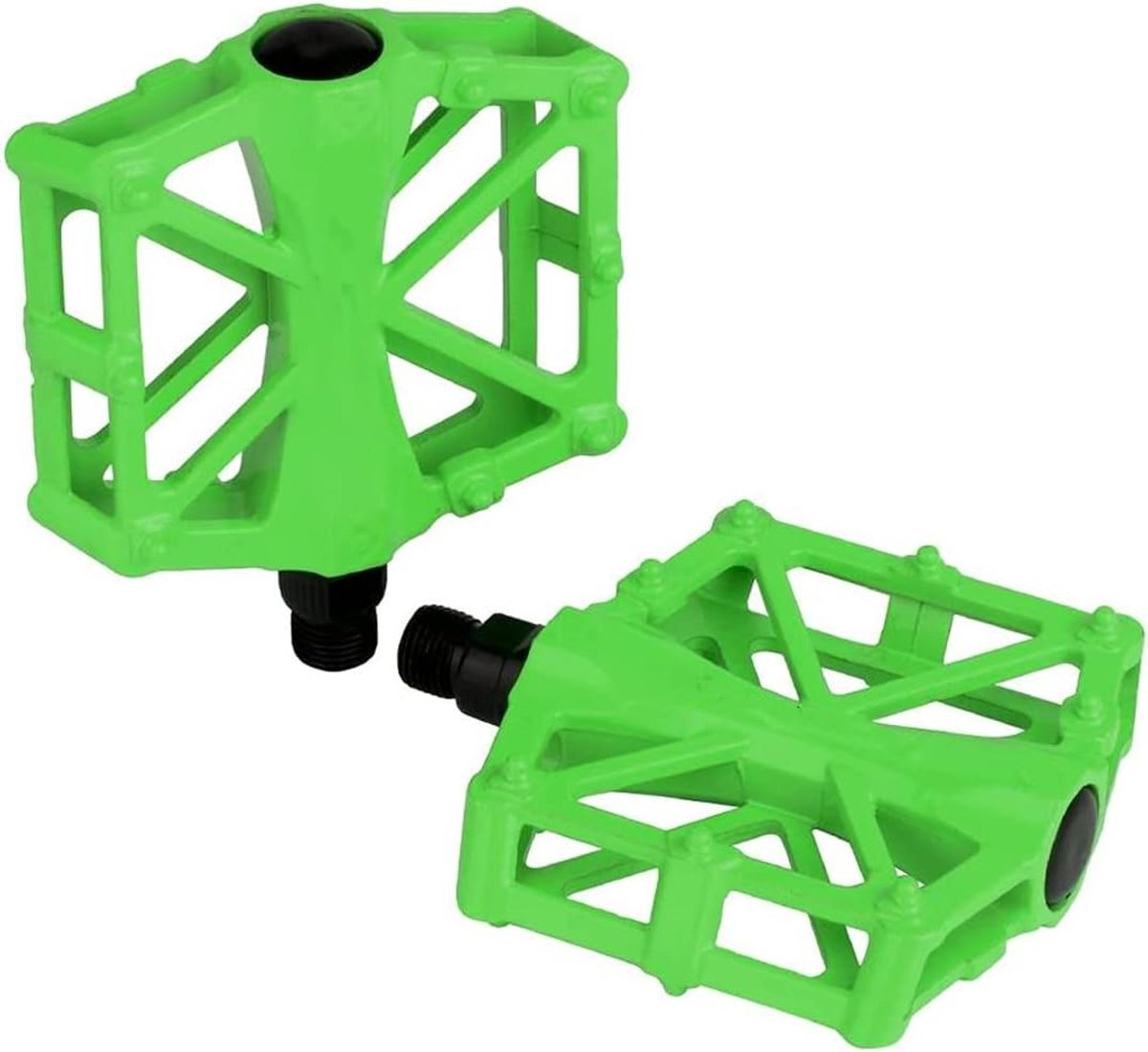 Lichte en duurzame aluminium fiets pedalen, antislip flat pedalen 9/16 inch voor optimaal rijcomfort