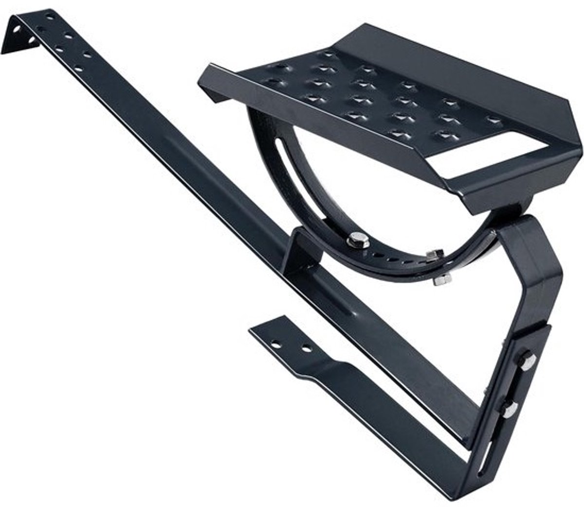 Individuele daktrede - Dakladder trede - Veilig dakbereik - Verstelbare afstand - 25cm dakpannen - Antraciet
