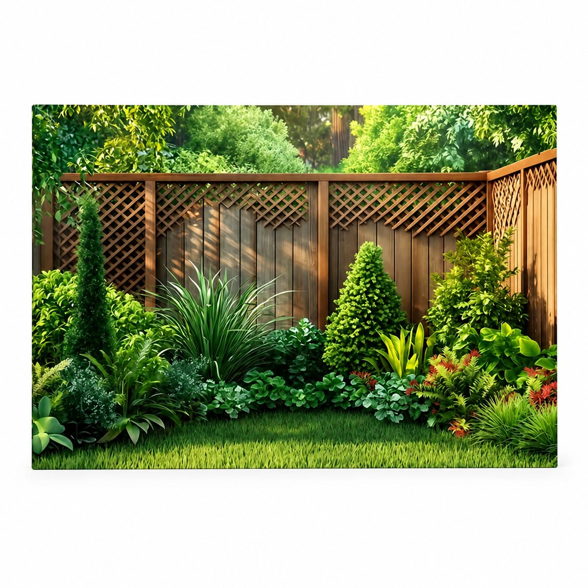 Vixson - Magisch Bos Achtergrond Banner - Foto Achtergronddoek Sprookjesbos met Bloemen & Vlinders - Verjaardag & Feest Decoratie - Natuurlijke kruiden - DECOSCENE