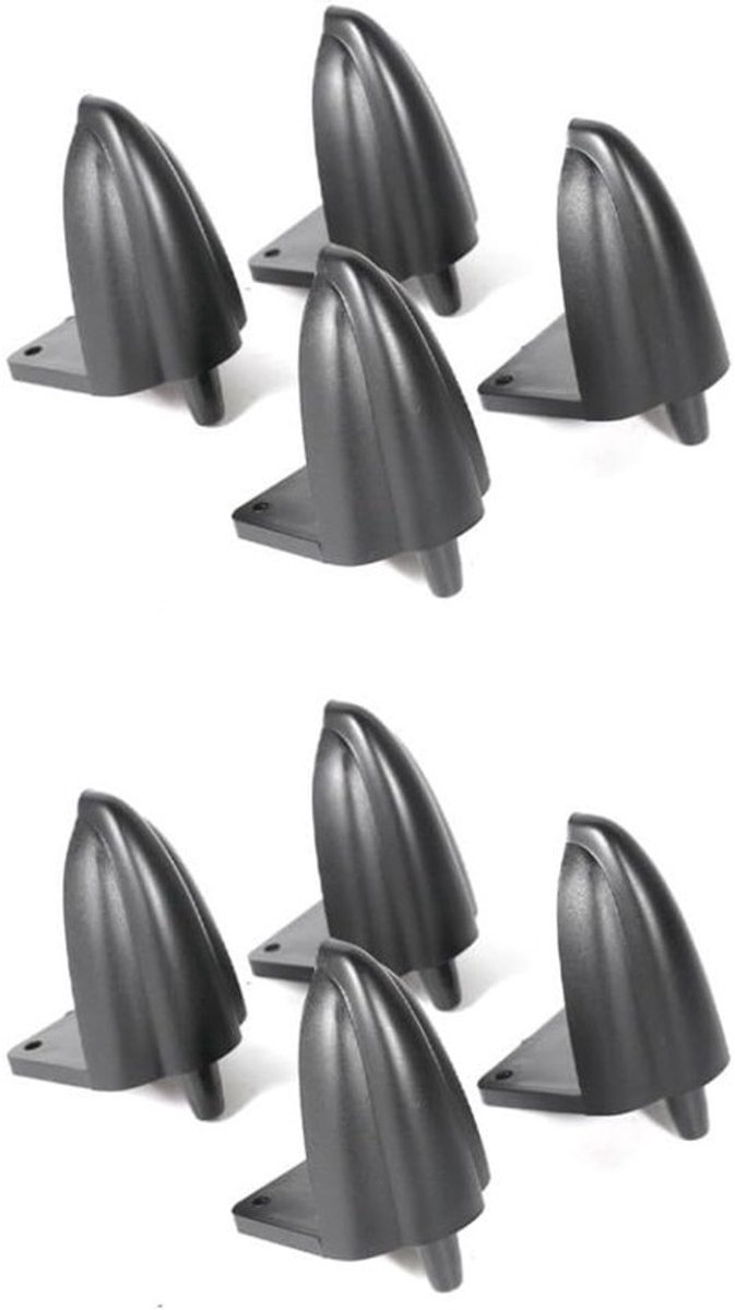 Luidspreker Voeten - Isolatie Spikes - Verbeter Geluid - Effectieve Demping - 15mm Hoog - Zwart